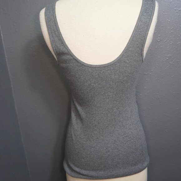 Express Womens Grey Black Bundle (2) Sequin Sexy Basic Tank Tops Size Small - Picture 10 of 11
